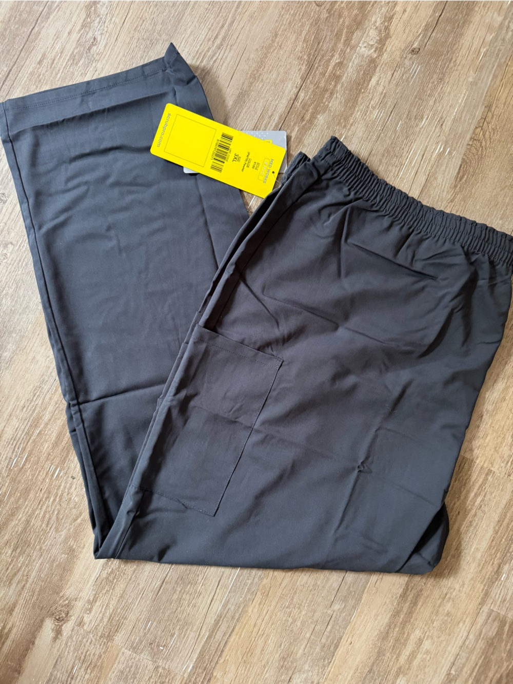 Scrub pants Gray 3x NWT pewter Stretch IRG Med Works